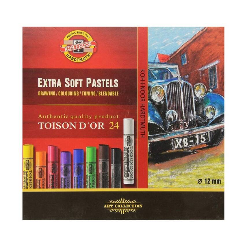 Koh-i Noor Toison D'or Extra Soft Pastel 24 Renk 8554 - 1