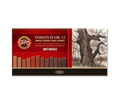 Koh-i Noor Toıson D'or Brown Tone Soft Pastel Set 8592 - 1