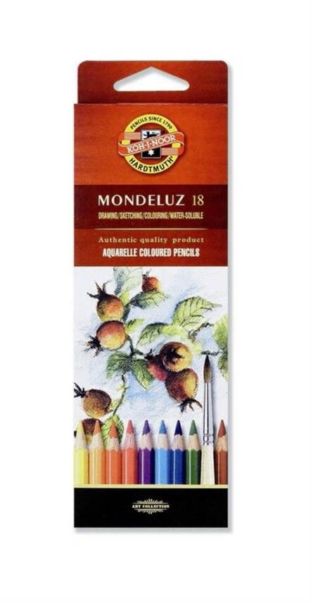 Koh-i Noor Water-Soluble Pencil Set 3717 18 Fruit - 1