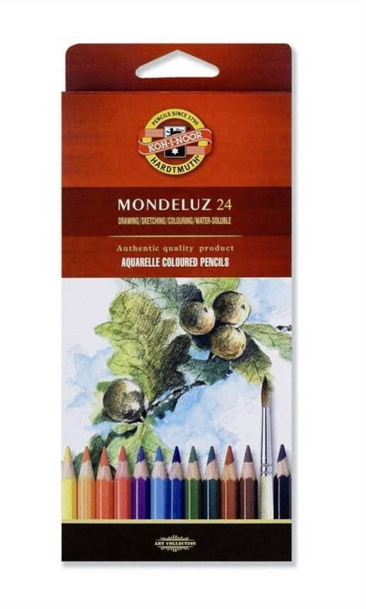 Koh-i Noor Water-Soluble Pencil Set 3718 24 Fruit - 1