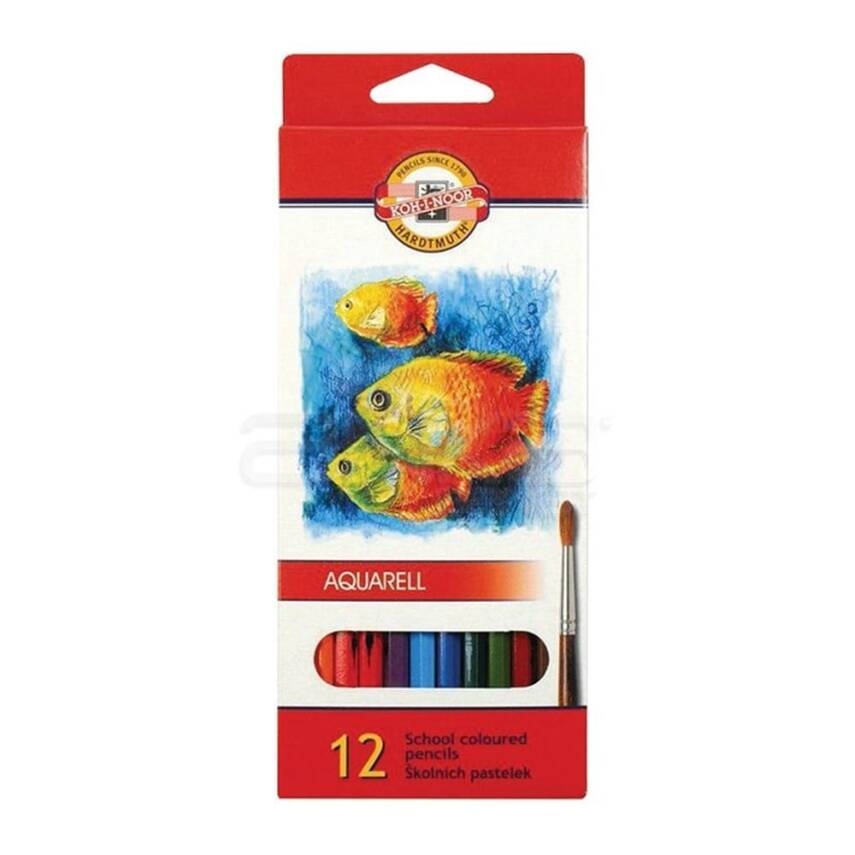 Koh-i Noor Watercolor Pencils - 12 Pieces - 1