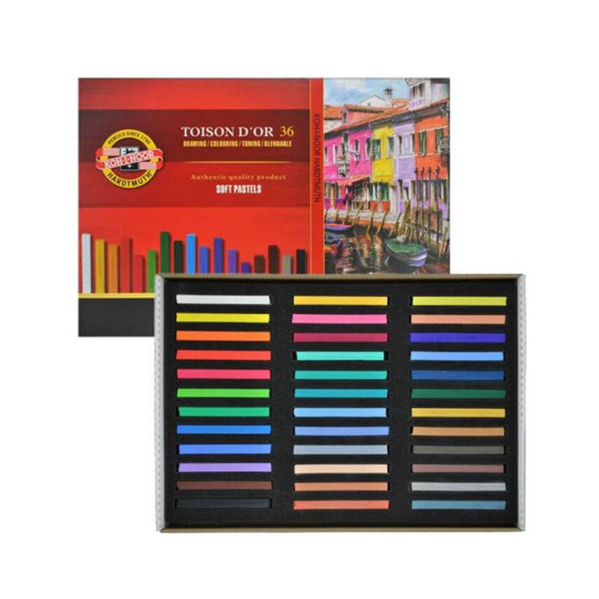 Kohinoor Set Of Artist's Dry Chalks Carre 8585 36 - 1