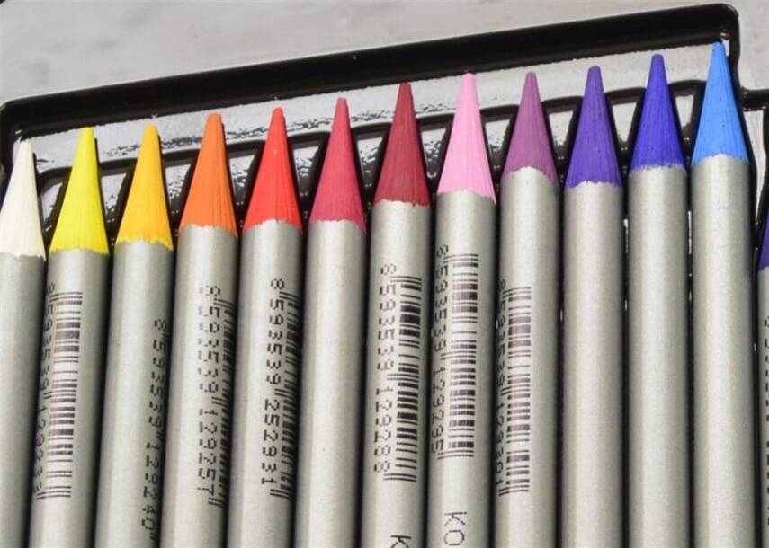 Kohinoor Set Of Woodless Aquarell Coloured Pencils 8784 24 - 2