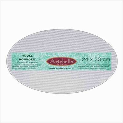Kompozit Pres Tuval Elips 24 x 33 cm