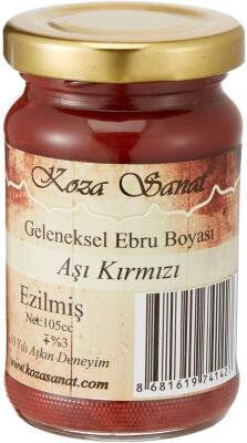 Koza Ezilmiş Ebru Boyası 105 ml Aşı Kırmızı - 1