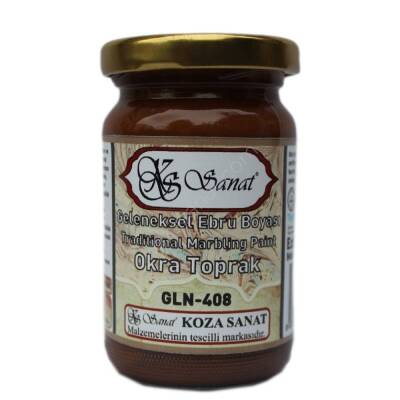 Koza Ezilmiş Ebru Boyası 105 ml Okra Toprak - 1