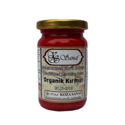 Koza Ezilmiş Ebru Boyası 105 ml Organik Kırmızı - 2