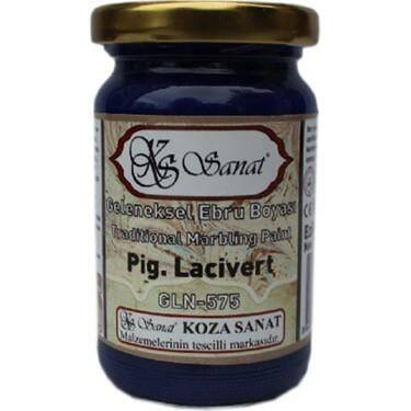Koza Ezilmiş Ebru Boyası 105 ml Pigment Lacivert - 2