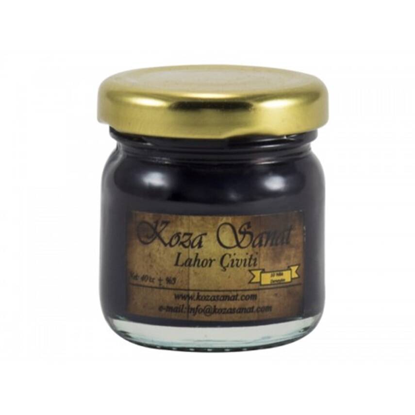 Koza Ezilmiş Ebru Boyası 40 ml Pigment Lahor Çiviti - 1