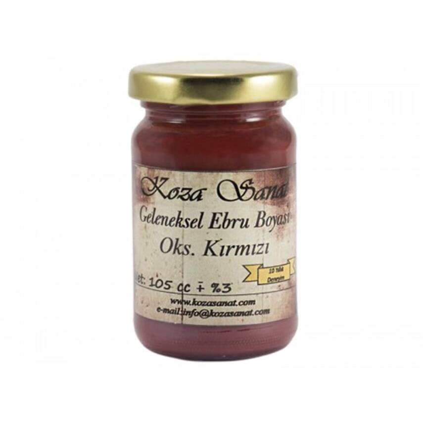 Koza Marbling Paint 105 ml Oxide Red - 2