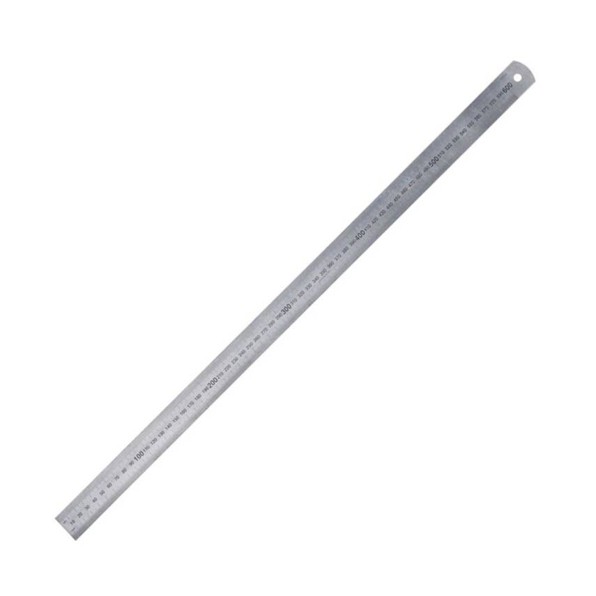 Kraf Çelik Cetvel 50 cm İnch Ölçülü (550G) - 1