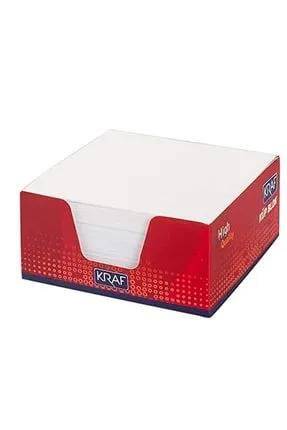 Kraf Küp Blok Beyaz 9x9 cm 115 g - 2