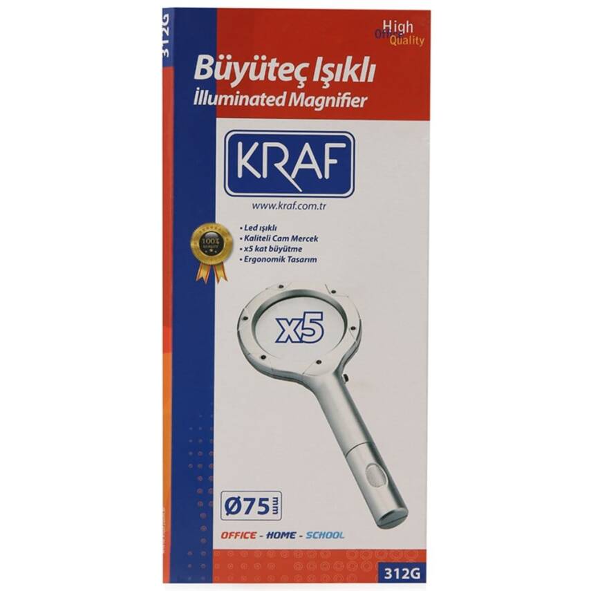 Kraf Magnifier Illuminated 75x5 mm 312G - 4