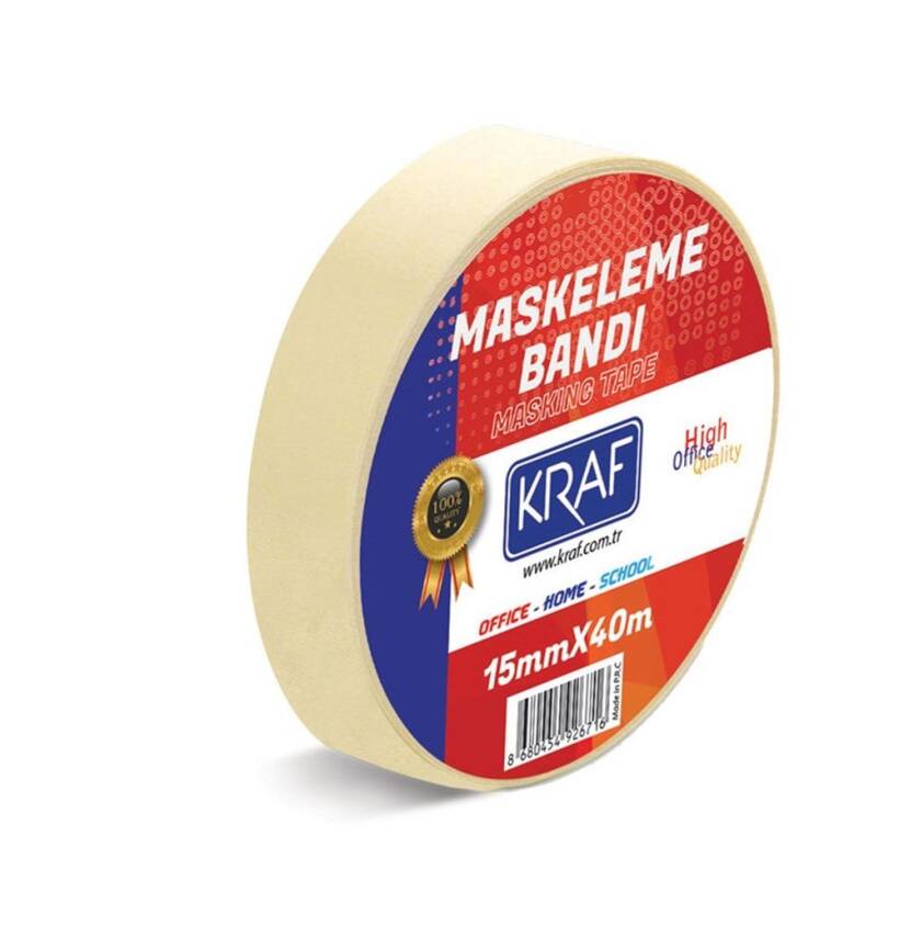 Kraf Maskeleme Bandı 15Mm*40M - 2