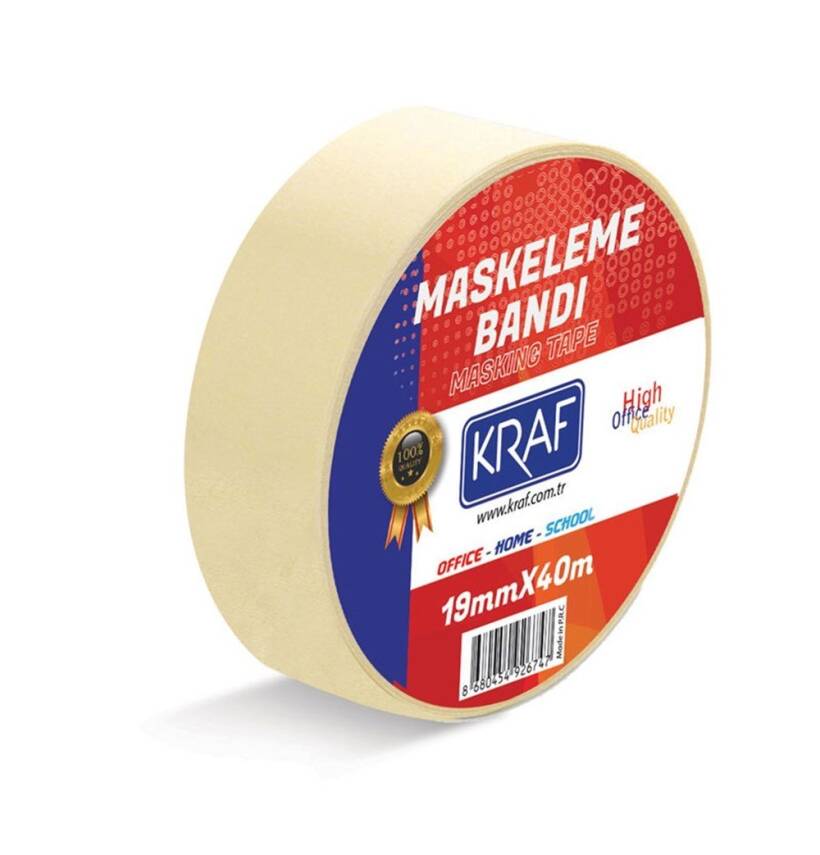 Kraf Maskeleme Bandı 19Mm*40M - 2