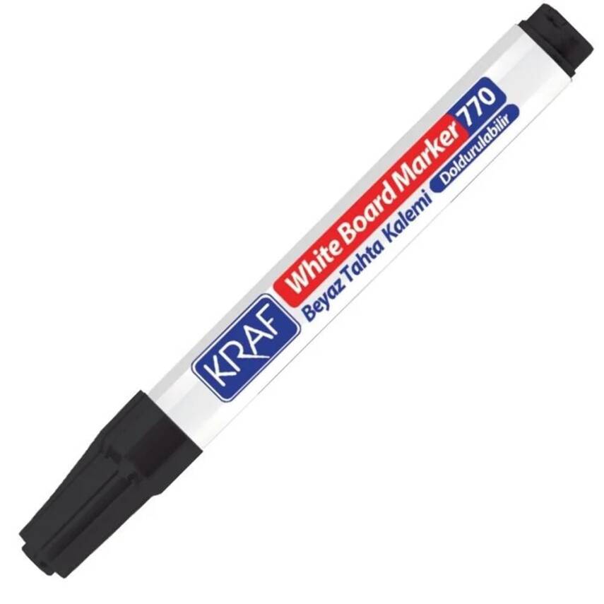 Kraf Whiteboard Marker Black - 1