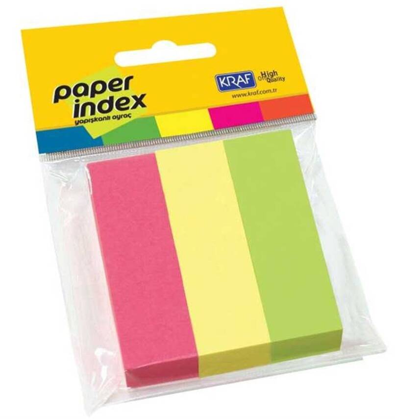 Kraft 25X76mm 3 Color Paper - 1