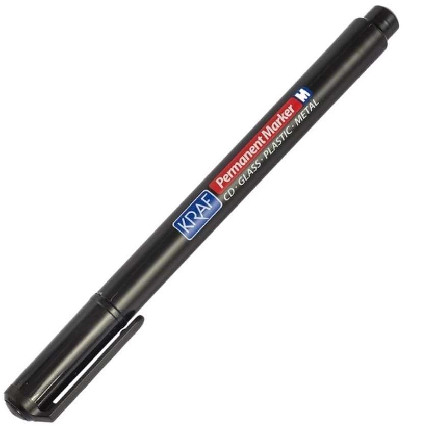 Kraft Acetate Pen OHP Plus (M) 280 Black - 1