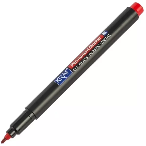 Kraft Acetate Pen OHP Plus (M) 280 Red - 1