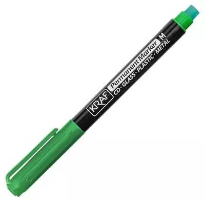 Kraft Acetate Pen with Eraser (M) Green