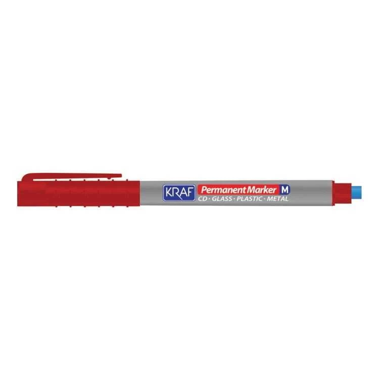 Kraft Acetate Pen with Eraser (M) Red - 2