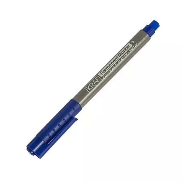 Kraft Acetate Pen with Eraser (S) Blue - 1