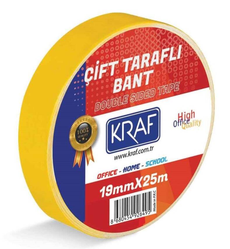 Kraft Double Sided Tape 19mmx25m - 1