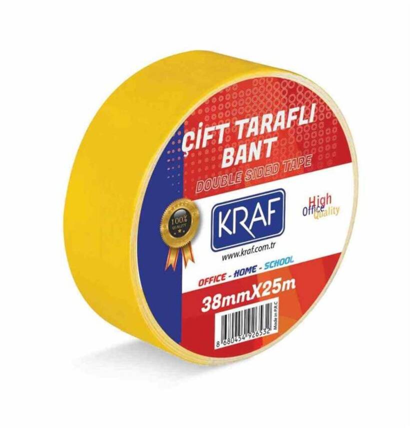 Kraft Double Sided Tape 38mmx25m - 1