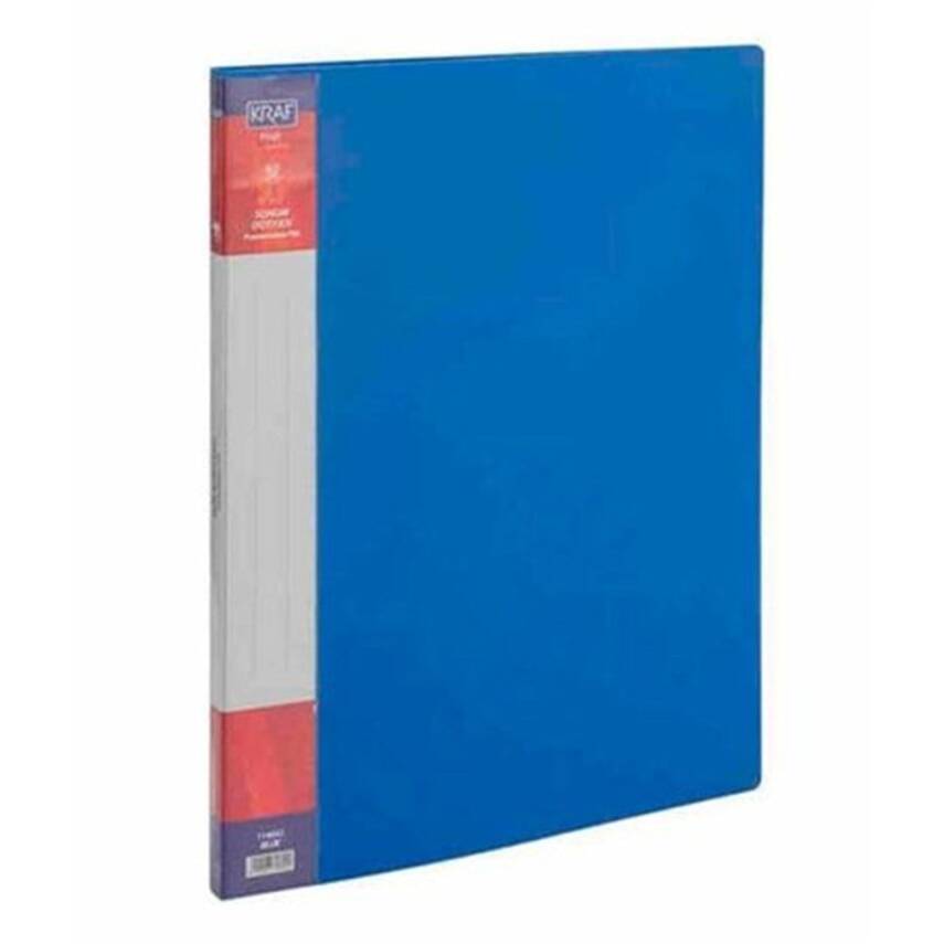 Kraft Presentation File A4 10-Piece Blue - 1