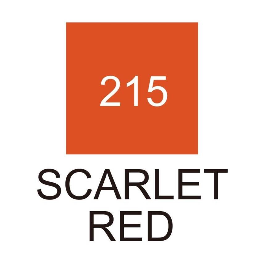Kuretake Zig Kc-3000 Twin S Marker Kalem 215 Scarlet Red - 2