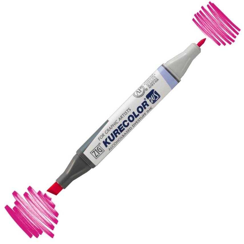 Kuretake Zig Kc-3000 Twin S Marker Kalem 225 Pink - 1