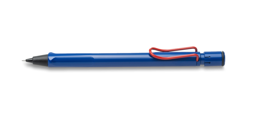 Lamy Safari Mechanical Pencil 0.5 mm Color Red Clip Blue - 1
