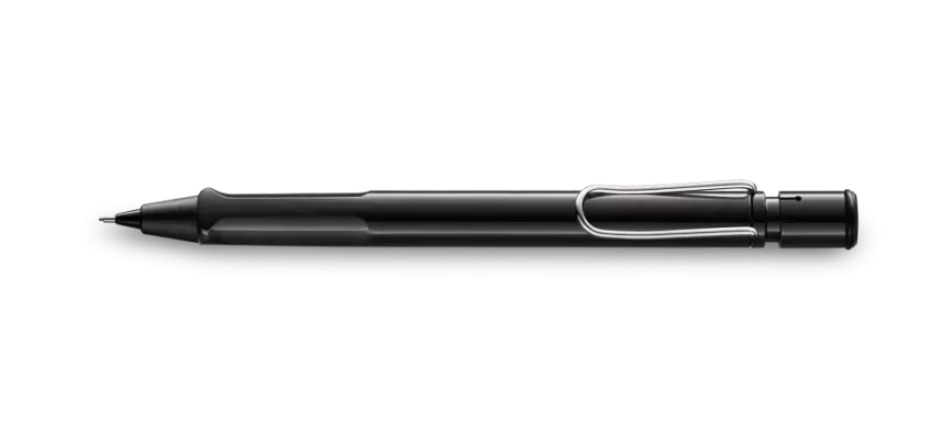 Lamy Safari Mechanical Pencil 0.5 mm Metal Clip Black - 1
