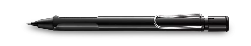 Lamy Safari Mechanical Pencil 0.5 mm Metal Clip Black - 3