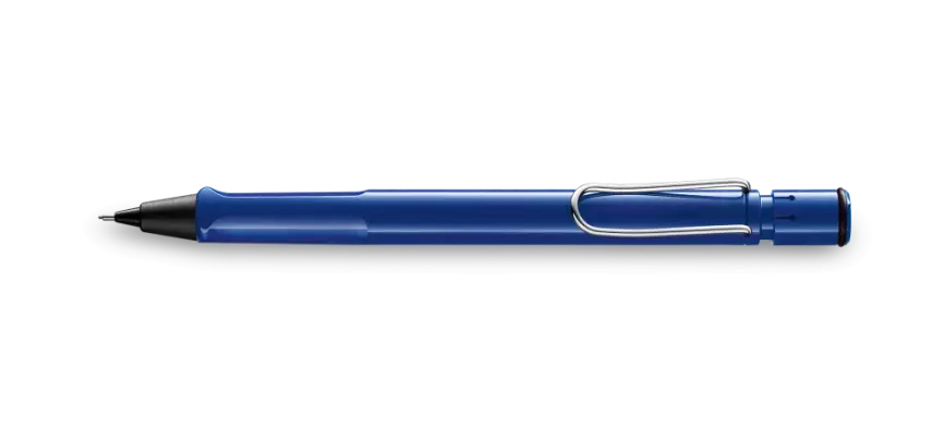 Lamy Safari Mechanical Pencil 0.5 mm Metal Clip Blue - 1