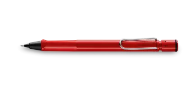 Lamy Safari Mechanical Pencil 0.5 mm Metal Clip Red