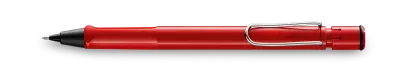 Lamy Safari Mechanical Pencil 0.5 mm Metal Clip Red (1)