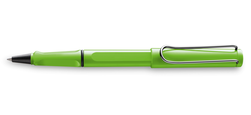 Lamy Safari Rollerball Pen Metal Clip Green - 1