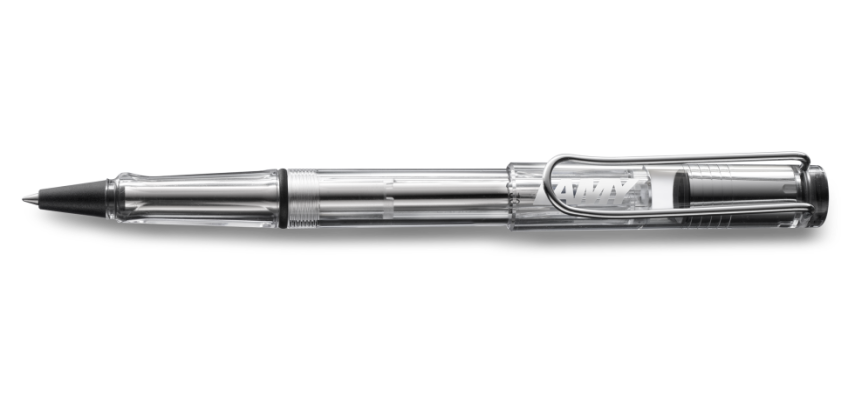 Lamy Vista Rollerball Pen Metal Clip Transparent - 1