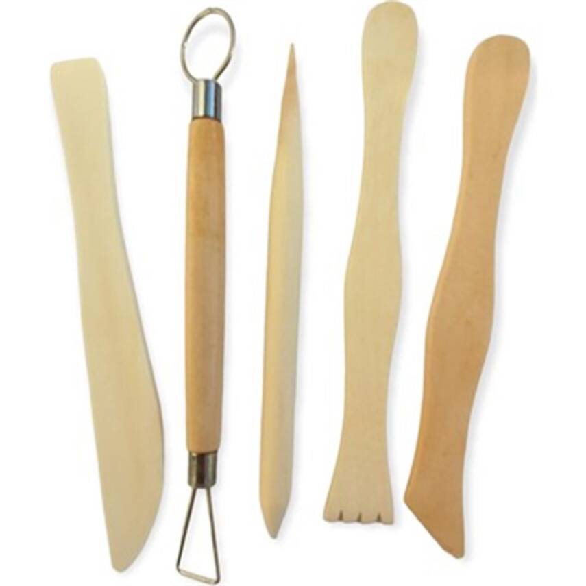 Large Ceramic-Clay Shaping Set 5 Pieces - 1