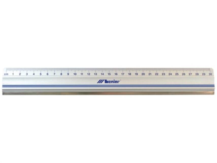 Leniar Non-Slip Ruler Aluminum 40 Cm - 4