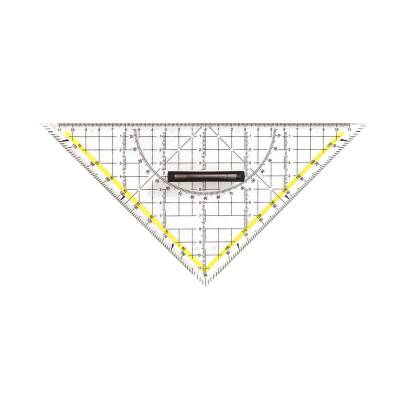 Leniar Plastic Geo-Square 25 cm with Removable Grip - 1