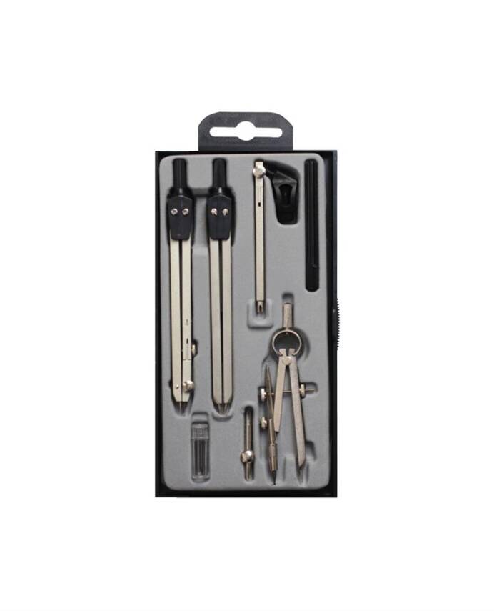Leniar Professional Compass Set 8 Pieces - 1