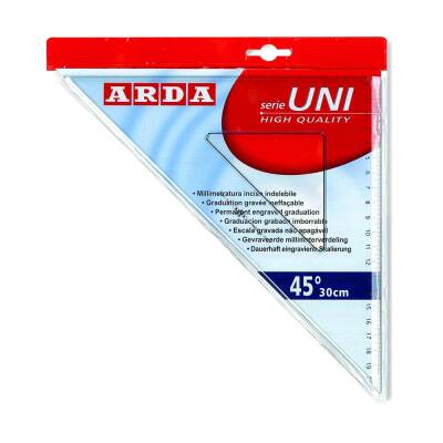 Leniar Set Square 45° 30 cm - 2