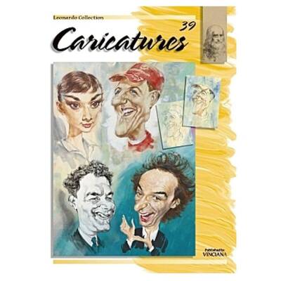 Leonardo Collection Desen Kitabı Caricatures N: 39 Karikatürler N: 39 - 5