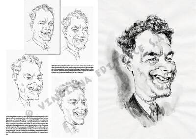 Leonardo Collection Desen Kitabı Caricatures N: 39 Karikatürler N: 39 - 3