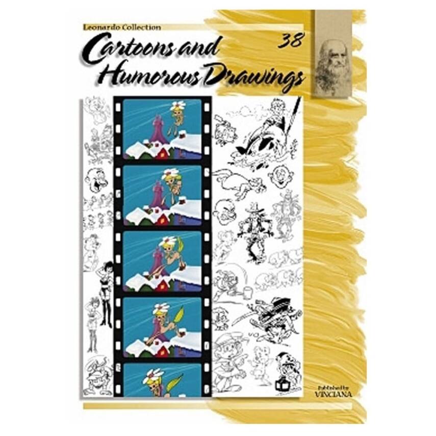 Leonardo Collection Desen Kitabı Cartoons Humorous Drawing N: 38 Mizahi Dizi Karikatür Çizimi N: 38 - 2