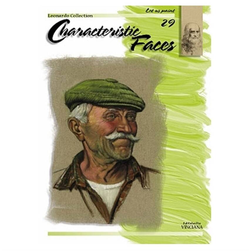 Leonardo Collection Desen Kitabı Characteristic Faces No 29 Karakteristik Yüzler N: 29 - 2