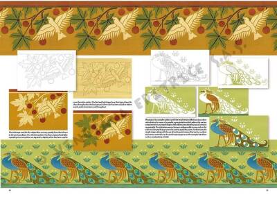 Leonardo Collection Desen Kitabı Dekorative Patterns N: 40 Dekoratif Desenler N: 40 - 3