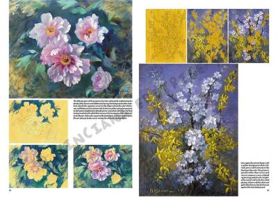 Leonardo Collection Desen Kitabı Flowers N: 21 Çicekler N: 21 - 2